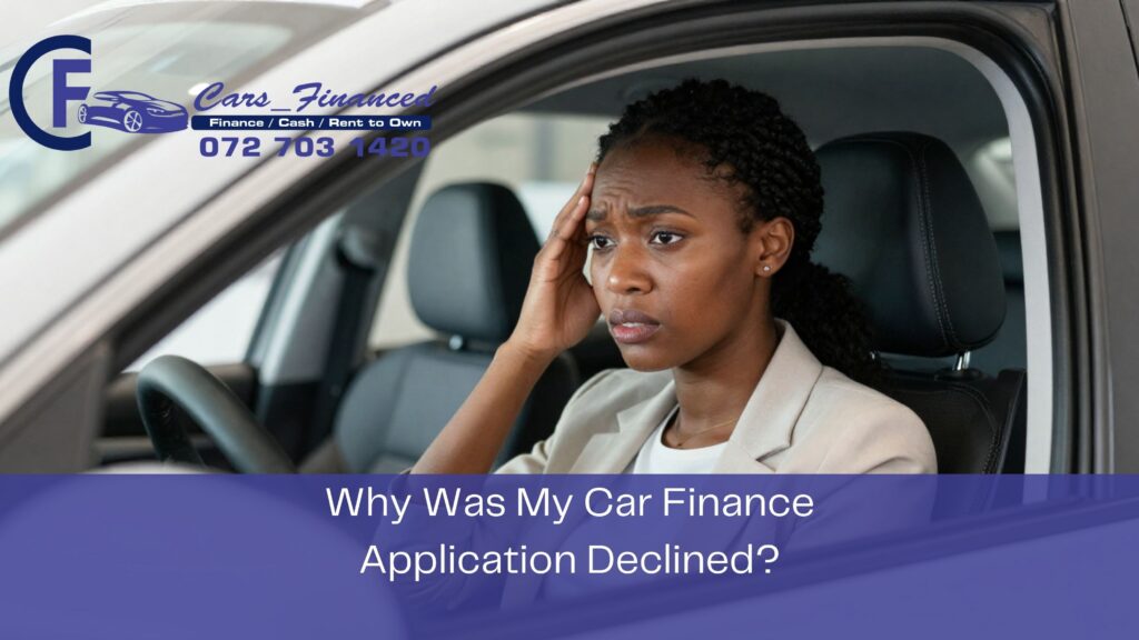 Why was my car finance declined?
