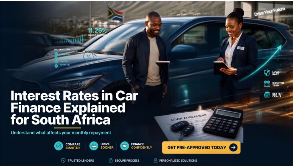 Interest Rates in Car Finance Explained for south Africa