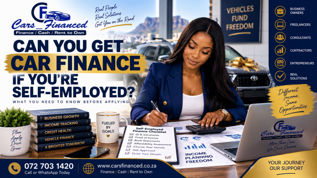 CAN YOU GET CAR FINANCE IF YOU'RE SELF-EMPLOYED?
