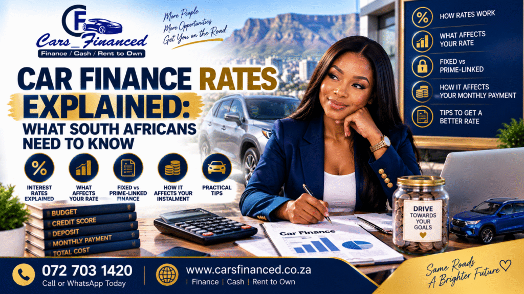 CAR FINANCE RATES EXPLAINED